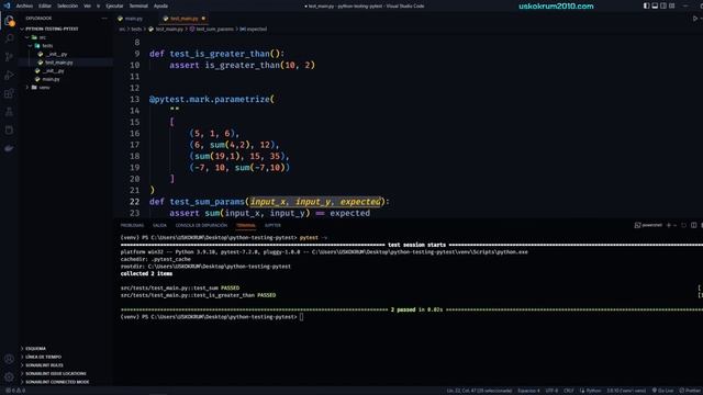 PyTest: Pruebas Unitarias en Python ? | Unit Tests | Testing Automatizado con Python ✅ смотреть онлайн