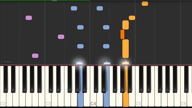 Gooseworx - The Darly Boxman Show Theme (Synthesia Piano Tutorial)
