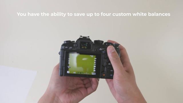 Olympus OM-D EM1 Mark III | Custom White Balance Tutorial