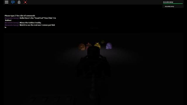 Roblox FNaF 3 The End смотреть онлайн