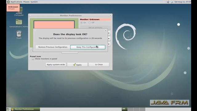Debian 9.5 Installation in VMware Workstation 14.1 Player смотреть онлайн