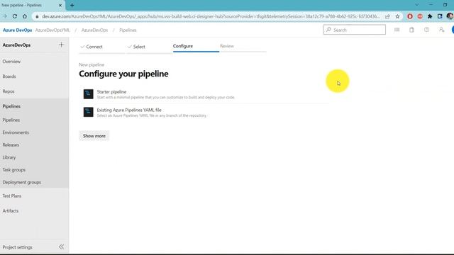 8. Azure DevOps Hello World Pipeline using YAML смотреть онлайн
