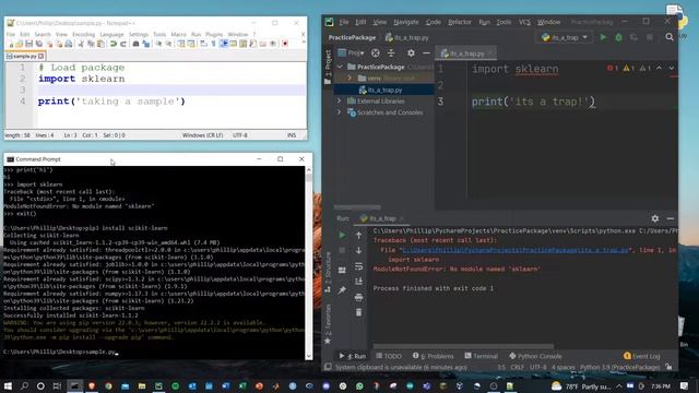 2022 How to Fix ImportError "No Module Named Sklearn" Error in Python | Python Tutorial смотреть онлайн