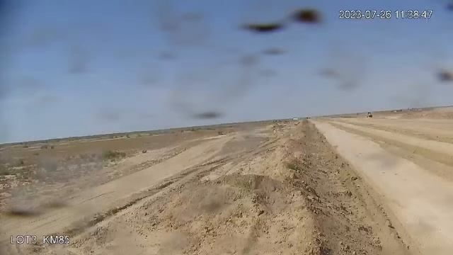 КазАвтоЖол. Cтроительство дороги Кызылорда - Жезказган (76-127 км) смотреть онлайн