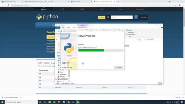 Python 3.9 | Download and Installation | Hello World testing