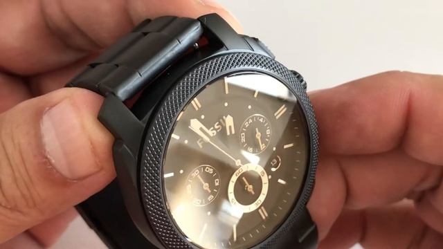 FS4682 Fossil Machine Chronograph All Black