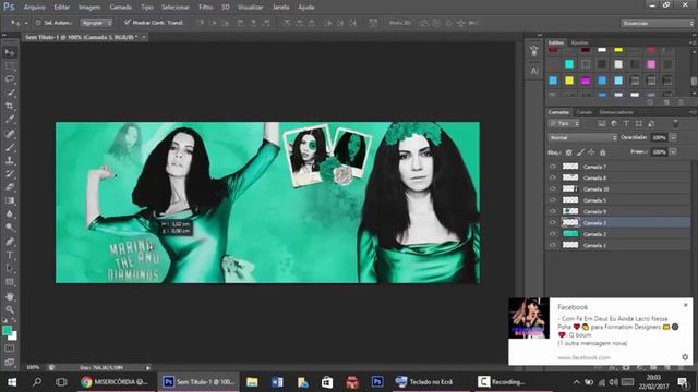 #32 Como fazer capa sem modinha no photoshop Cs6 смотреть онлайн