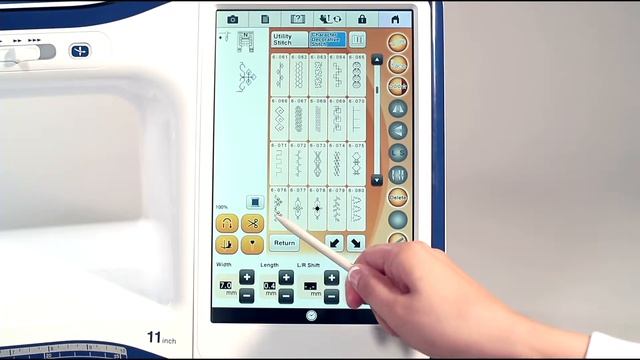 Brother Innov-is XV: Большой LCD экран с высоким разрешением смотреть онлайн