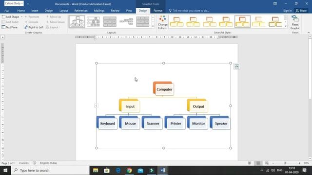 Create Smart Art Design || Microsoft Word || Computer Gyan смотреть онлайн