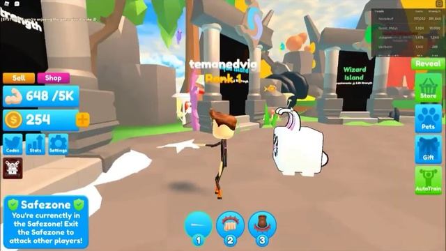 Играю в Roblox в новый режим Lifting Heroes [NEW] смотреть онлайн