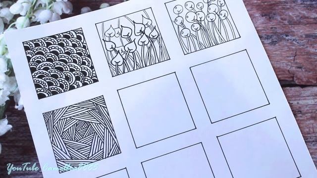 Дудлинг для начинающих ● 9 УЗОРОВ ● Чем я рисую ● DOODLE PATTERNS смотреть онлайн