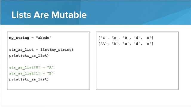 Python Lists смотреть онлайн