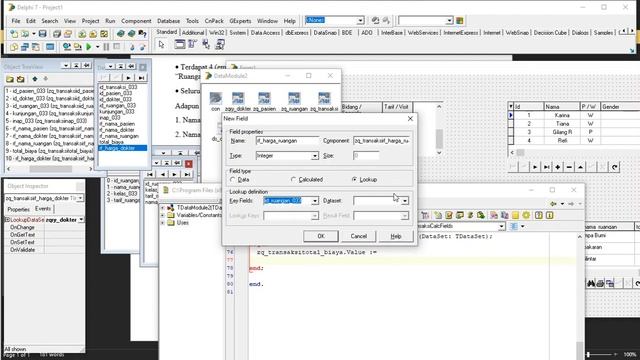 Demonstrasi Pembuatan Aplikasi CRUD MySql Menggunakan Delphi смотреть онлайн