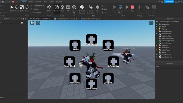 Roblox Studio Advanced Emote GUI [ FREE , GIVEAWAY ] смотреть онлайн