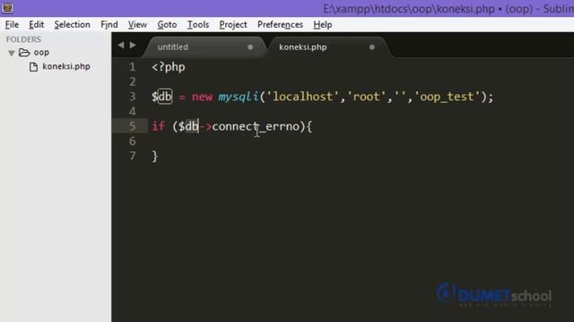 Cara Melakukan Koneksi ke Database Menggunakan PHP OOP смотреть онлайн