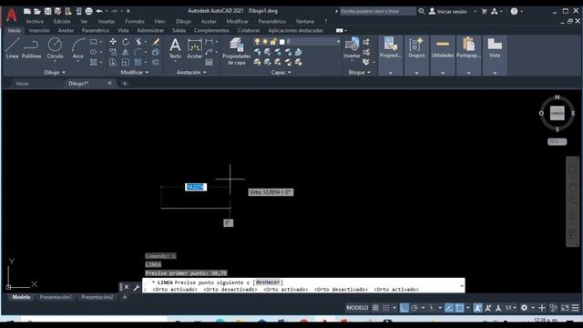DIBUJANDO CON EL COMANDO ORTO смотреть онлайн