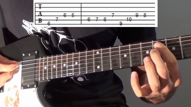 Slayer Angel of Death Classic Bridge Riff Guitar Lesson смотреть онлайн