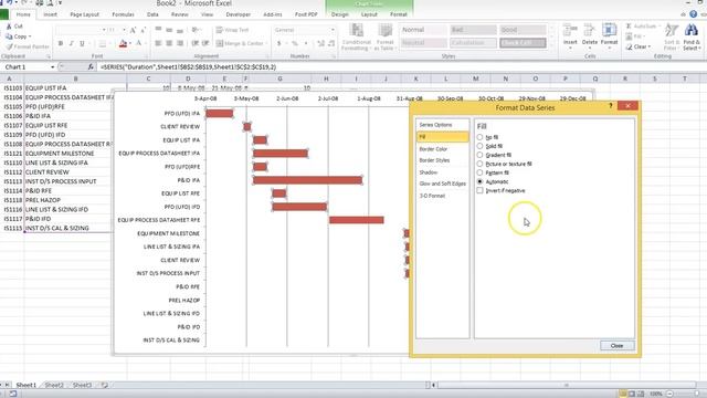 Creating a Gantt in Excel - Basic смотреть онлайн