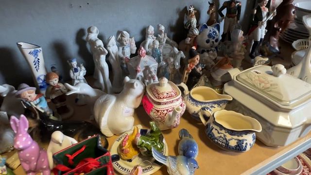 Барахолка Киев | Советский и европейский фарфор, посуда, статуэтки | Обзор 25.02.2024 смотреть онлайн