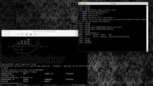 Tech Preview of Docker Machine Driver for Fusion смотреть онлайн