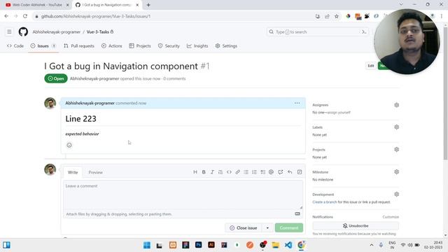 Creating an Issue in github | Understanding issues in Github смотреть онлайн