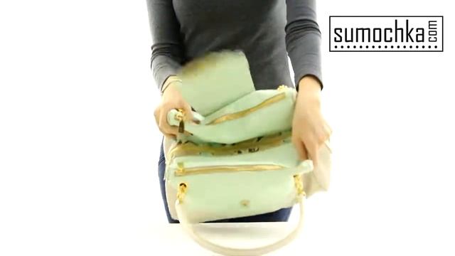 Сумка Gilda Tonelli 7185 python cream green смотреть онлайн