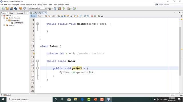 Nested Classes in Java "Inner Class" смотреть онлайн