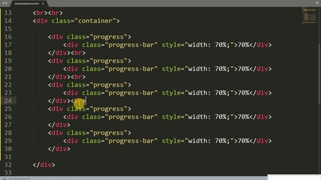 Lec # 13 Progress Bar in Bootstrap 4 Urdu Hindi Bootstrap 4 Progress Bar Styles Active & Striped IT смотреть онлайн