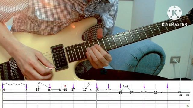 How to play #6 - Revelation (4:35 - End) Joe Satriani - Beat-based Tab played slowly with Metronome смотреть онлайн