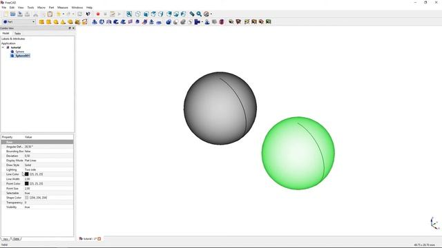 FreeCAD Tutorial - Feature - Sphere (Part Workbench) смотреть онлайн