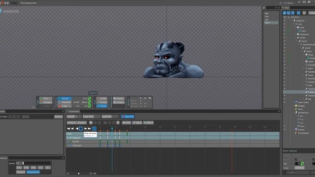 Plok 2 Sequel Fangame Rockyfella 2D Spine animation смотреть онлайн