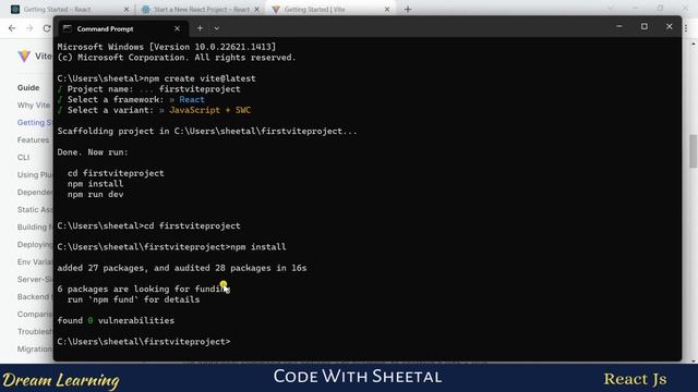 Creating a React Project with Vite in Hindi | React JS Tutorial смотреть онлайн