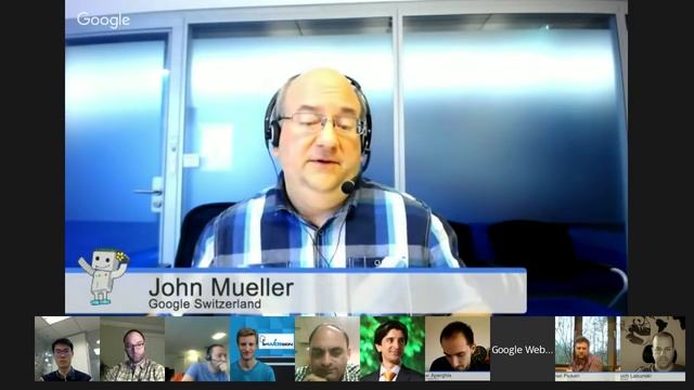 English Google Webmaster Central office-hours hangout смотреть онлайн
