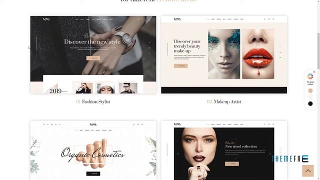 Sana - Fashion Stylist, Beauty Salon and Makeup Artist WordPress Them смотреть онлайн