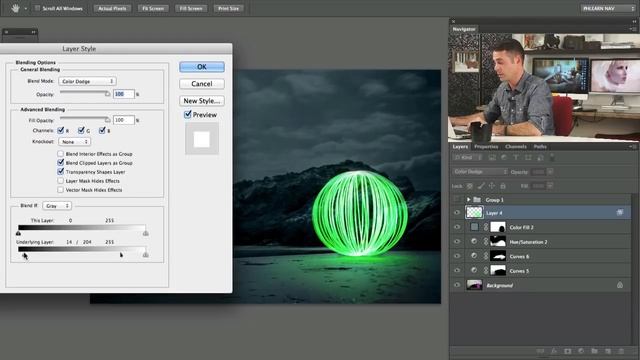 Turn Day Into Night In Photo: Adobe Photoshop CS6 смотреть онлайн