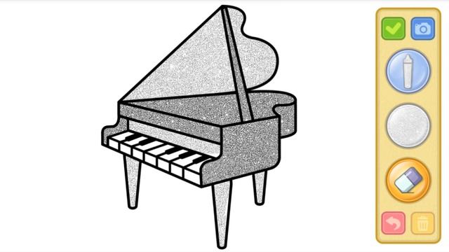 Coloring and Drawing for Kids Painting Art Learn for Children # 4 (Music) смотреть онлайн