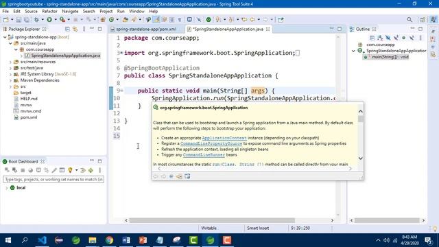 Spring Boot tutorials | Spring boot full course - Creating a standalone app using Spring boot смотреть онлайн