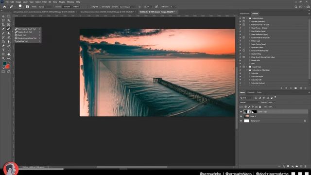Фотоманипуляция в фотошопе Край плоской земли | Photomanipulation Photoshop Tutorial