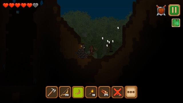 Что в конце карты! как нафармить много монет! Adventaria 2D World of Craft & Mining #5 смотреть онлайн