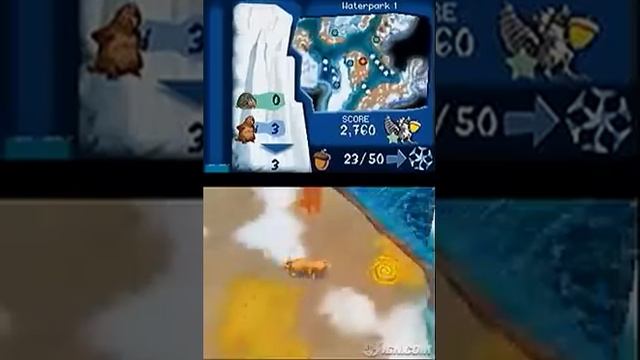 Ice Age 2: The Meltdown Nintendo DS Gameplay - Waterpark смотреть онлайн