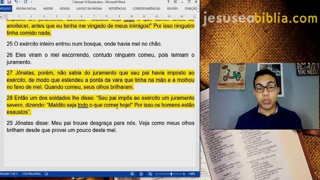 1 Samuel 14 Estudo: A Coragem de Jônatas (Bíblia Explicada) смотреть онлайн