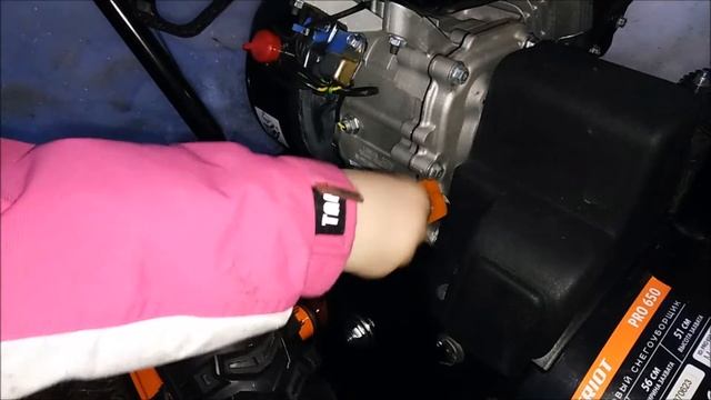 Замена масла снегоочеститель Патриот 650 про смотреть онлайн