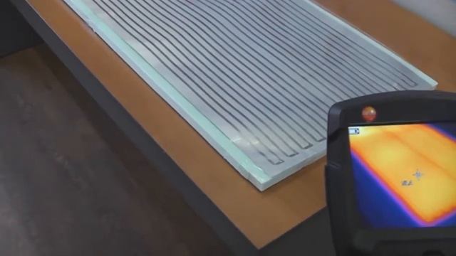 Равномерное распределение температуры по поверхности нагревателя ЗЕБРА ЭВО 300 смотреть онлайн