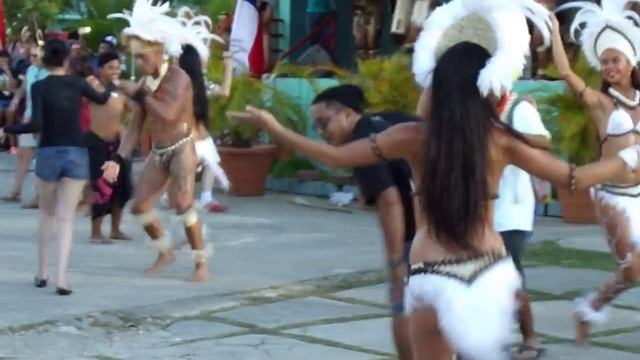 #RapaNui (#EasterIsland) Traditional Dance At #FestPac2016 #Guam