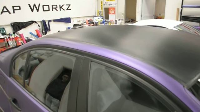 Matte Metallic Purple E90 M3 by Wrap Workz Hong Kong смотреть онлайн