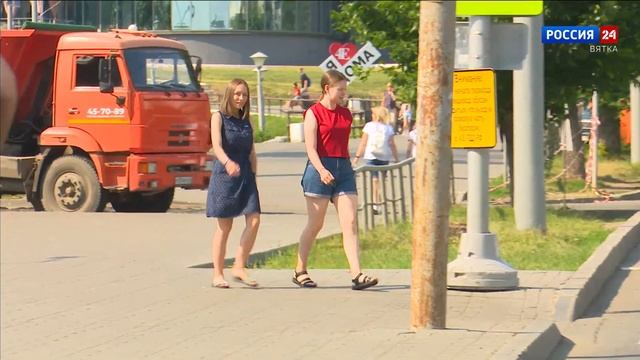 Жара в Кировской области продержится, как минимум еще на неделю (ГТРК Вятка) смотреть онлайн