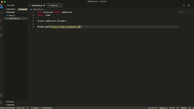 Wikipedia Automation Using Python And Selenium смотреть онлайн