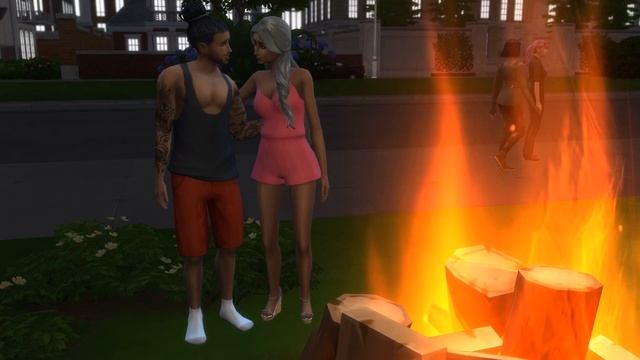 MOVIE DATE NIGHT + KITTEN | The Sims 4 | Vampire Black Widow Challenge | Part 11 смотреть онлайн