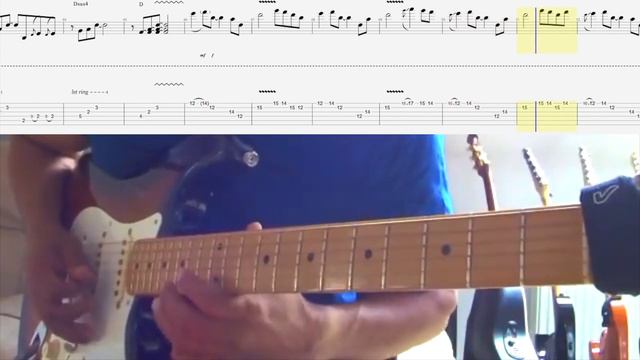 Eric Johnson - "East Wes" (ON-SCREEN TABS) смотреть онлайн