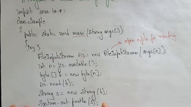 Program to read data from file using streams in Java| lec 79| Java Tutorial| BhanuPriya смотреть онлайн